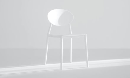 Modern designer white chair