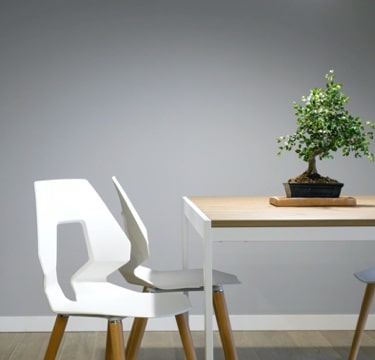 Designer chair white